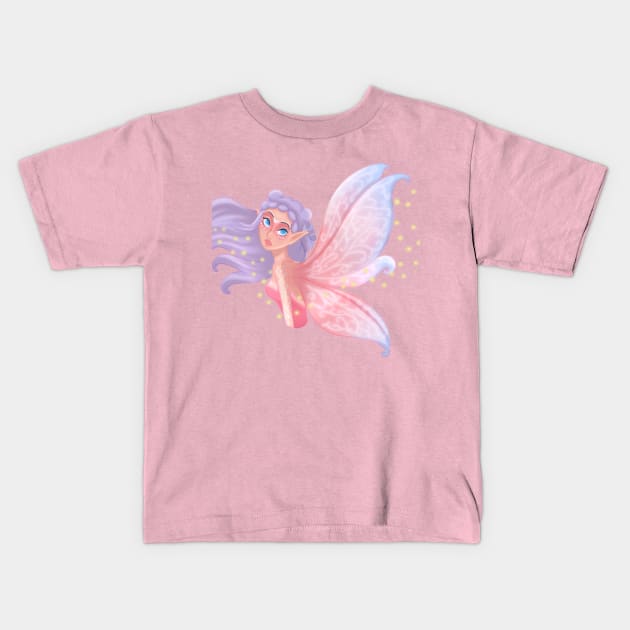 Fairy Kids T-Shirt by Duendeartist 